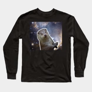 Otter Galaxy Long Sleeve T-Shirt